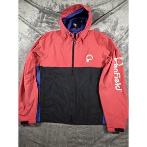 NWT PENFIELD Fallon Lightweight/Lined Rain Jacket w/zip pockets Pink/Blue/Black
